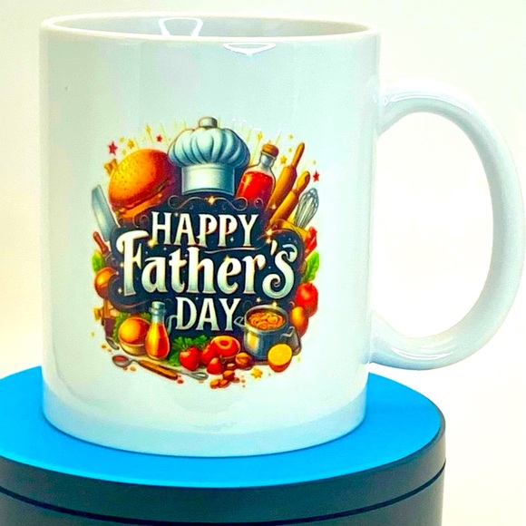 Alaska Wild Rose Designs Other - Father's Day BBQ Mug - White